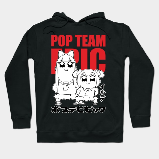 Pop Team Epic Hoodie by irude